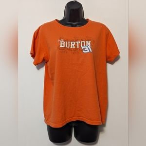 Women's Nascar Chase Authentics Jeff Burton 31 T-Shirt Size Medium Orange